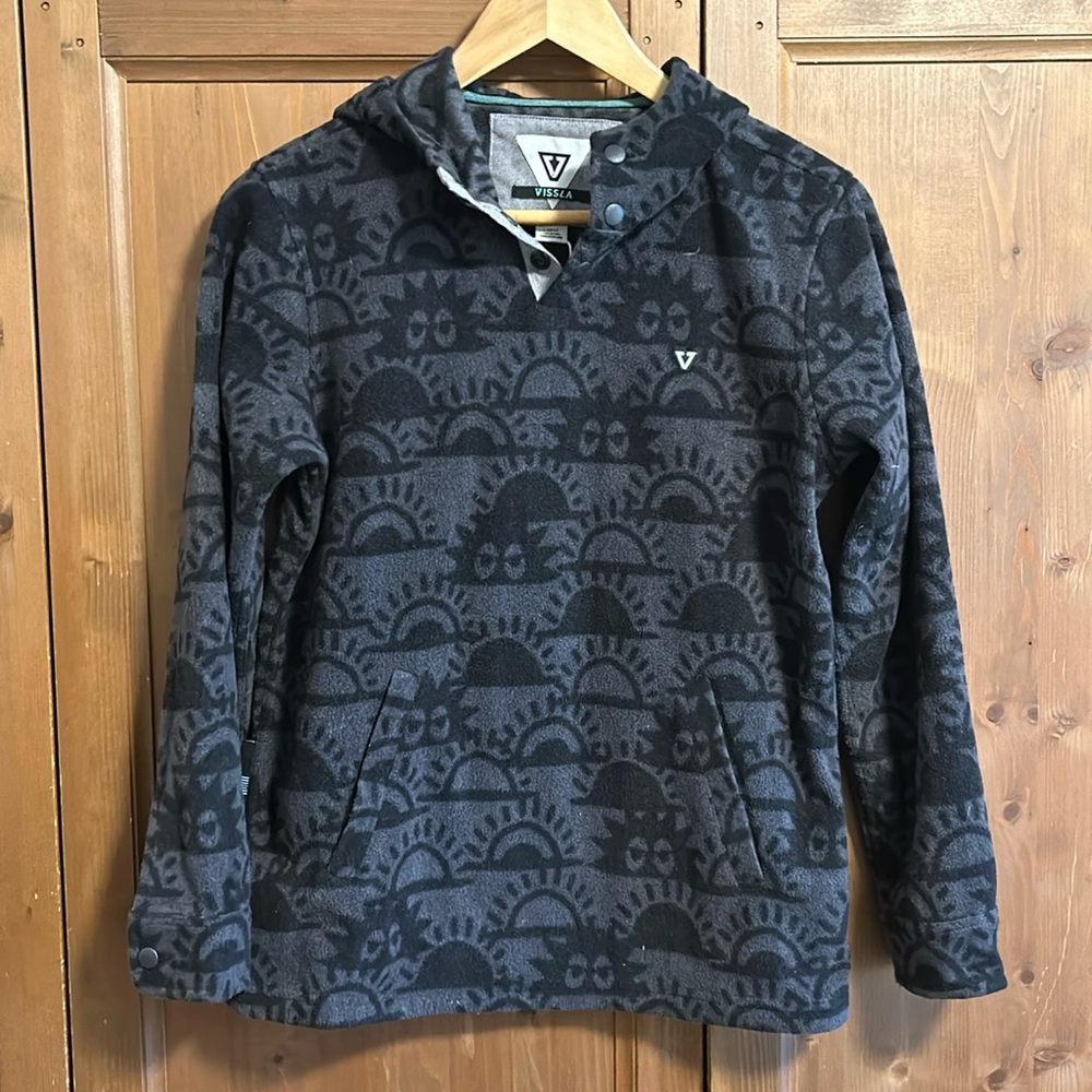 VISSLA Big Boys Ecozy Popover Hoodie, Large